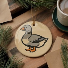 Goose Ceramic Ornament