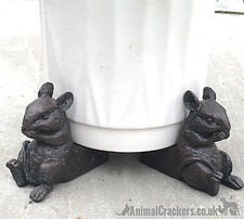 SET OF 3 clay bronze effect