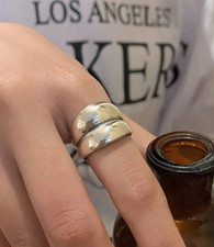 925 silver ring adjustable - silver, ring,