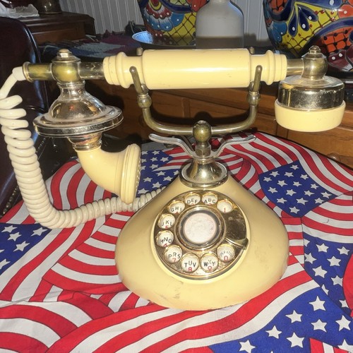 Vintage rotary dial telephone - rotary,