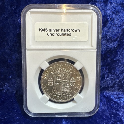 1945 silver half crown - 1945,