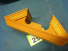 Barometer broken architectural PEDIMENT Wood parts banjo wheel stick rapair