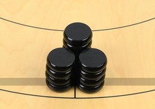 Tracey Black Crokinole Buttons