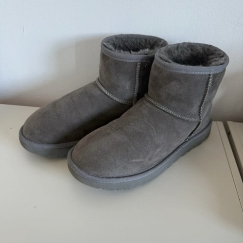Uggs grey real sheepskin - real, suede