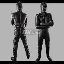 Leather Straitjacket Catsuit