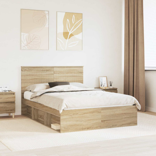 Bed frame sonoma oak - oak, 140x200
