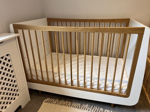 Snuzkot skandi oak cot - skandi,