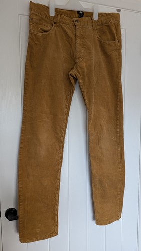 Mens tan needle cord - needle, jeans