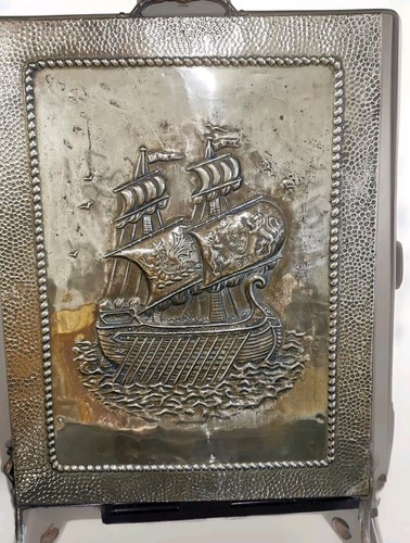 Brass fire screen - brass,