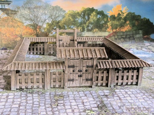 28mm modular samurai - samurai, wooden