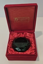 Glass Paperweight Fake Emerald