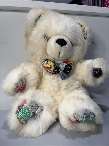 Vintage soft teddy bear - li-lo,