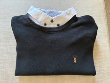 Next Black Jumper With Mock