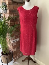 Monsoon Red Beaded sequin