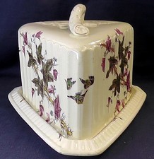 Antique large pink ivy design - pink,