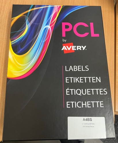 Pcl avery labels a4bs 1 - avery,