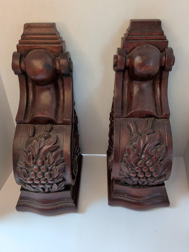 Vtg pair solid oak - vtg,