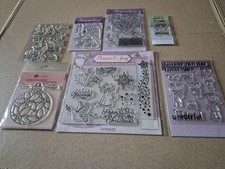 Seven Mixed Clear stamps for
