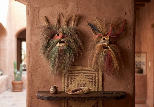 Vintage handwoven tribal - vintage,