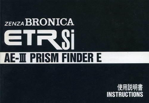 Bronica etrsi iii prism - bronica, ae-iii