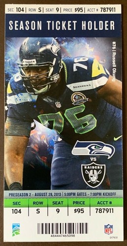 Seattle seahawks 2013 - 8/29/2013, nfl