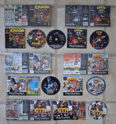 Crash bandicoot ps1 game - ps1,