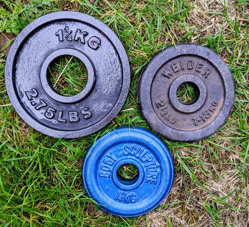 Cast iron weight plates for - ,
