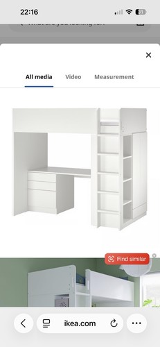 Ikea småstad loft bed - smÅstad, bed,