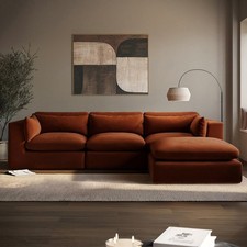 Large Burnt Orange Velvet