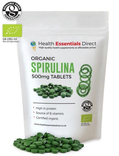 Organic spirulina 500mg - organic,