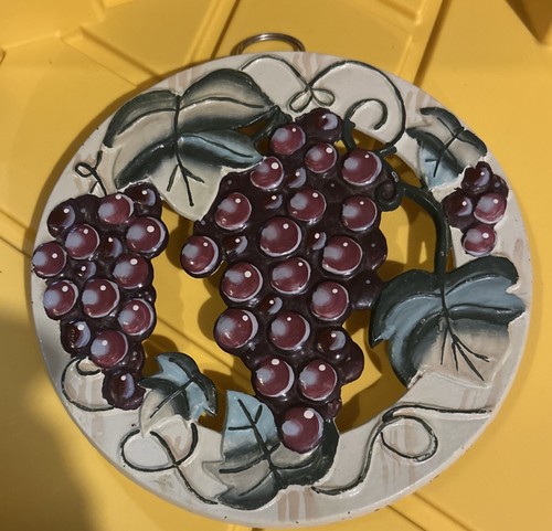Vintage cast iron grape and - iron,
