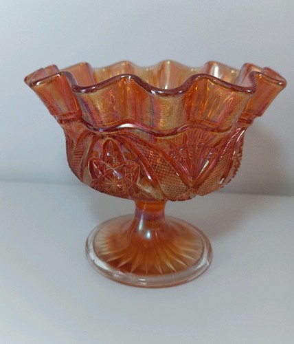 Vintage carnival glass candy - vintage,