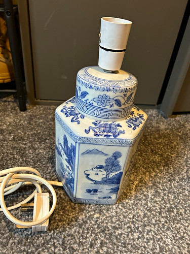 Blue white antique ceramic - &,