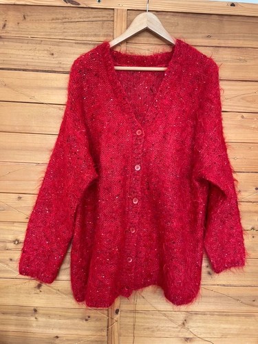 Mohair wool hand knitted - hand,