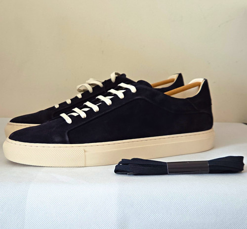 Massimo dutti men navy suede - men's,