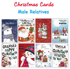 Christmas Cards  - Male Relatives