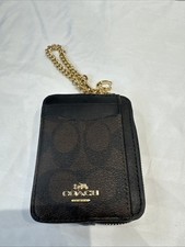 Coach Brown County And Card Purse