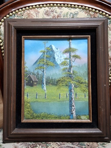 Vintage oil painting - , on
