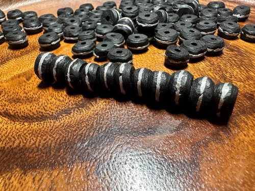 Pics ebony wood beads with - ebony,