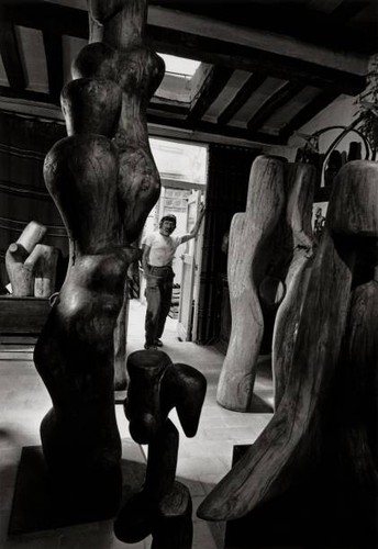 Gerard voisin his workroom - voisin,