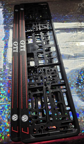 Car number plate holders - , set