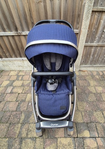 Oyster pram pushchair navy - oyster, 3