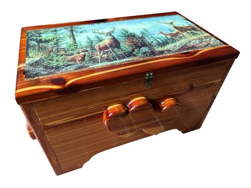 Solid cedar wood keepsake - solid,