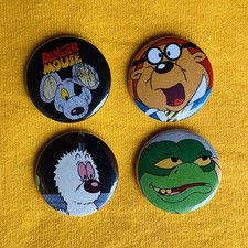 Danger Mouse 4x 25mm Pin Badge