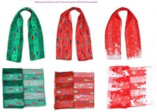 Printed  Scarf Lightweight Soft Silky Neck Wrap  Scarves Festive Gift For Women