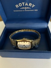 Vintage Rotary Mens Gold