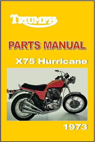 Triumph parts manual x75 - parts,