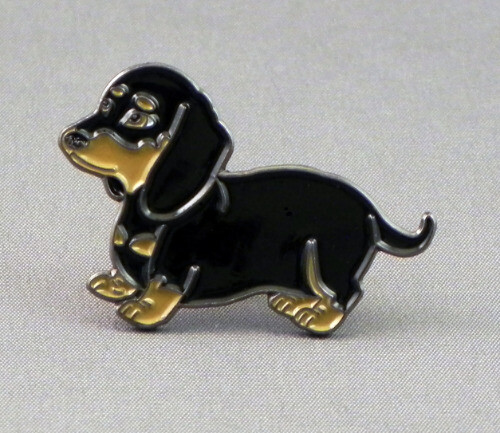 Dachshund sausage dog enamel - dachshund,