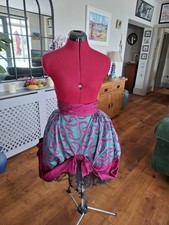 Jenkyn Jones designer short skirt pink 100% silk net underskirt small 1980s