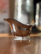 Antique Solid Silver Sauce